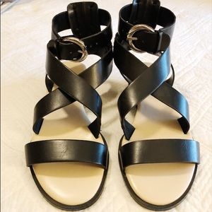 Nine West Black Sandals